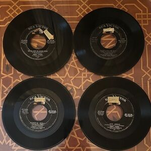 Vintage 1950-60s Perry Cuomo Vinyl Records~Set of 4